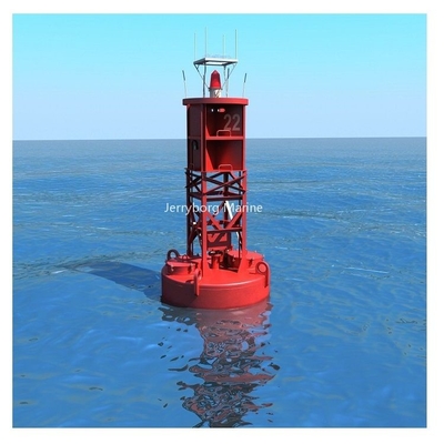 Bouées de marquage des canaux maritimes Bouée de navigation en acier avec lumière solaire