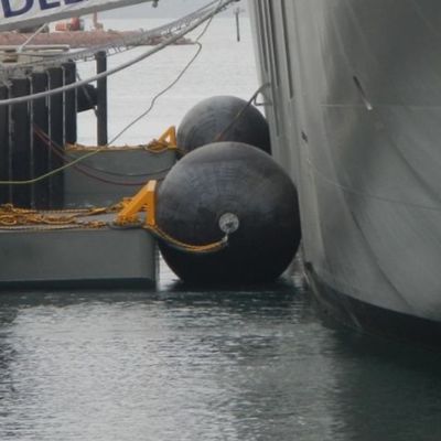 La peau de polyuréthane a adapté l'amortisseur aux besoins du client rempli de mousse pour la défense de dock