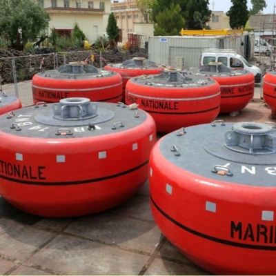 CCS Marine Cylindrical Buoy pour énergie MooringBuoy de bateau de Bunkering la haute