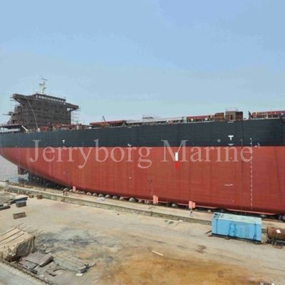 bateau de 1.2m*12m lançant Marine Rubber Airbags gonflable