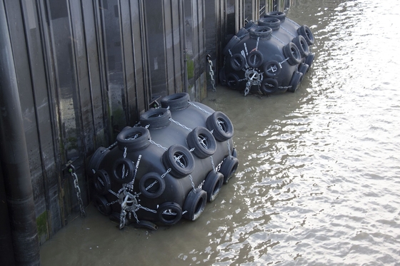 Revêtement de flottement de Polyurea d'amortisseur de bateau d'EVA avec le port adapté aux besoins du client anti-collision