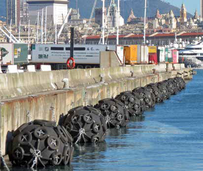 50kpa Marine Natural Rubber Fender pneumatique gonflable
