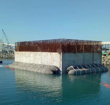 Récupération Marine Rubber Balloon Airbag pour que tirer étaye gros porteur dans les chantiers navaux