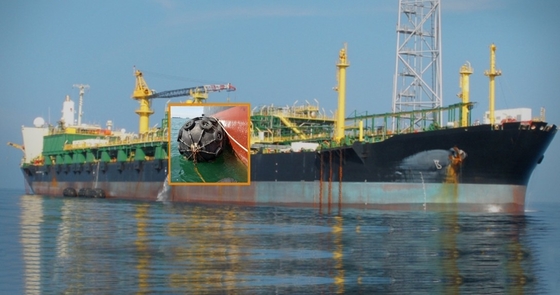 Le caoutchouc naturel Marine Fender de certificat de la BV pour l'amarrage de bateau
