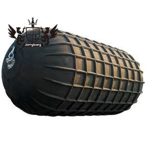 Fender japonais Yokohama type flottant Fender en caoutchouc pneumatique marine avec chaîne et pneu