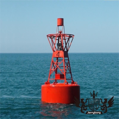 Bouée d'avertissement en plastique marin bouée flottante d'amarrage en acier bouée de navigation