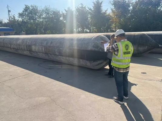 Airbag de ballon en caoutchouc de sauvetage pour le tirage à terre de poids lourd dans les chantiers navals