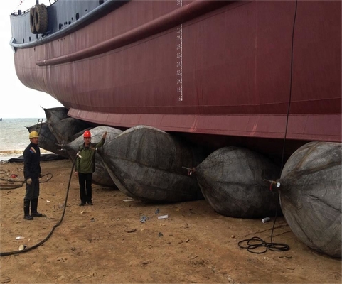 Navigation maritime lancement de coussin d'air en caoutchouc Airlift pour chantier naval Bateaux de marine