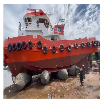 Lancement d'un navire Airbags de levage Airbags flottants de la marine Ponts gonflables