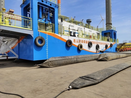 Airbag de levage sous-marin en caoutchouc pour le lancement de navires