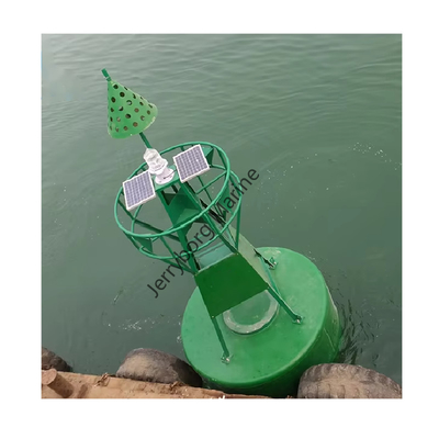 Bouée d'avertissement de navigation avec lumière LED et réflecteur radar Bouée de navigation