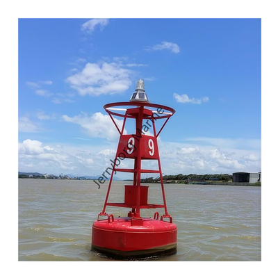Bouée d'avertissement de navigation avec lumière LED et réflecteur radar Bouée de navigation