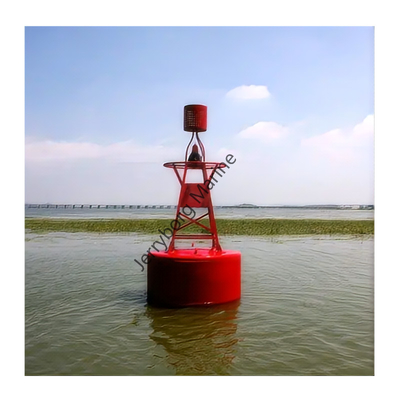 Bouée d'avertissement de navigation avec lumière LED et réflecteur radar Bouée de navigation