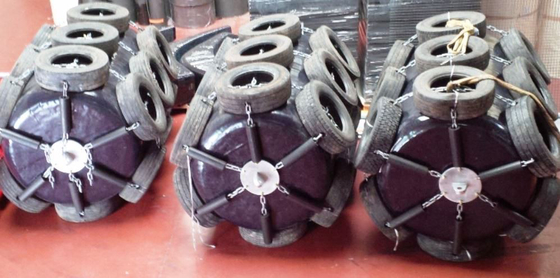 Fabrication Polyuréthane rempli de mousse EVA Fender pour bateau et yacht utilisé pour navire à navire