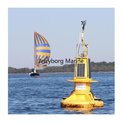 Bouée flottante en matériau LLDPE de longue durée avec marque supérieure et bandes réfléchissantes pour la navigation