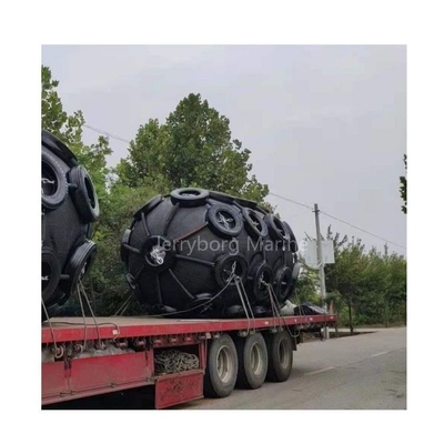 Fender pneumatique flottant à haute pression en caoutchouc marin pour l'amarrage des navires et la protection des quais