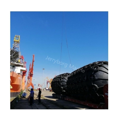Défense contre les collisions à caoutchouc pneumatique
