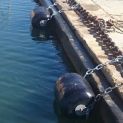 Filet de pneu de Marine Floating Colorful Bumper Polyurethane EVA Marine Fender With Chain And