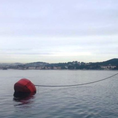 Boule de flottement de PE d'extraction de l'huile Marine Mooring Buoy
