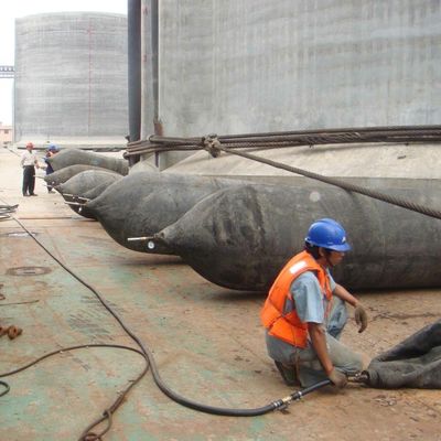 Marine Rubber Airbags For Piers de flottement cylindrique
