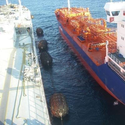 Amortisseurs en caoutchouc pneumatiques gonflables de Marine Floating STS pour la protection de dock