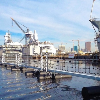Les barrières de flottement de sécurité des ports de HDPE avec ISO9001 ont certifié