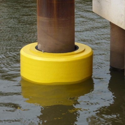 Bateau d'amortisseur de beignet d'UE GL débarquant l'amortisseur de vente chaud de polyuréthane