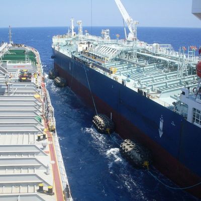 ISO17357 50 amortisseur en caoutchouc de flottement pneumatique de STS DST Yokohama de kpa du kpa 80