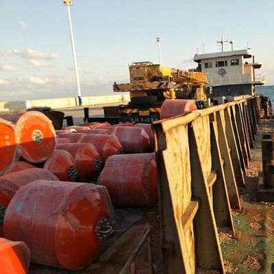 GV Marine Chain Through Buoy pour la bouée d'amarrage de renfort de polyuréthane de bateau de croisière
