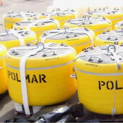 GV Marine Cylindrical Buoy pour le bateau amarrant la balise à quai de haute résistance de polyuréthane