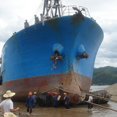 sacs en caoutchouc de lancement de rouleau du caoutchouc naturel d'airbag de bateau de 0.8m*12m avec le certificat de CCS
