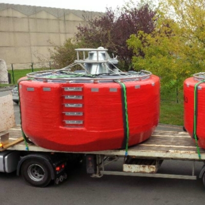 Boule adaptée aux besoins du client de bouée d'amarrage de GV BV Marine Foam Filled Buoys Anchor de taille