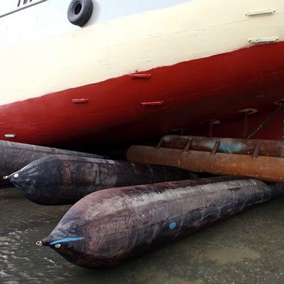Le rouleau de lancement du caoutchouc naturel de bateau met en sac Marine Boat Airbag gonflable