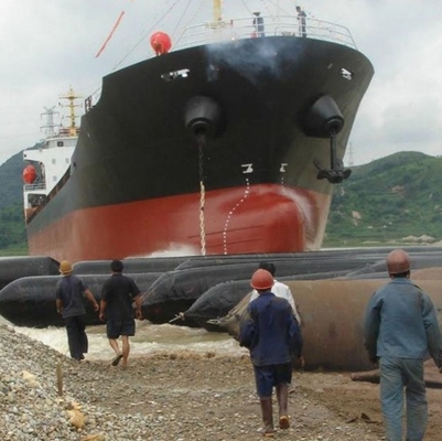 Anti lancement de éclatement de 1.5m*15m Marine Rubber Airbag For Ship