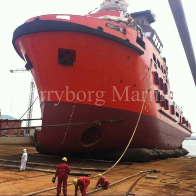 Anti lancement de éclatement de 1.5m*15m Marine Rubber Airbag For Ship